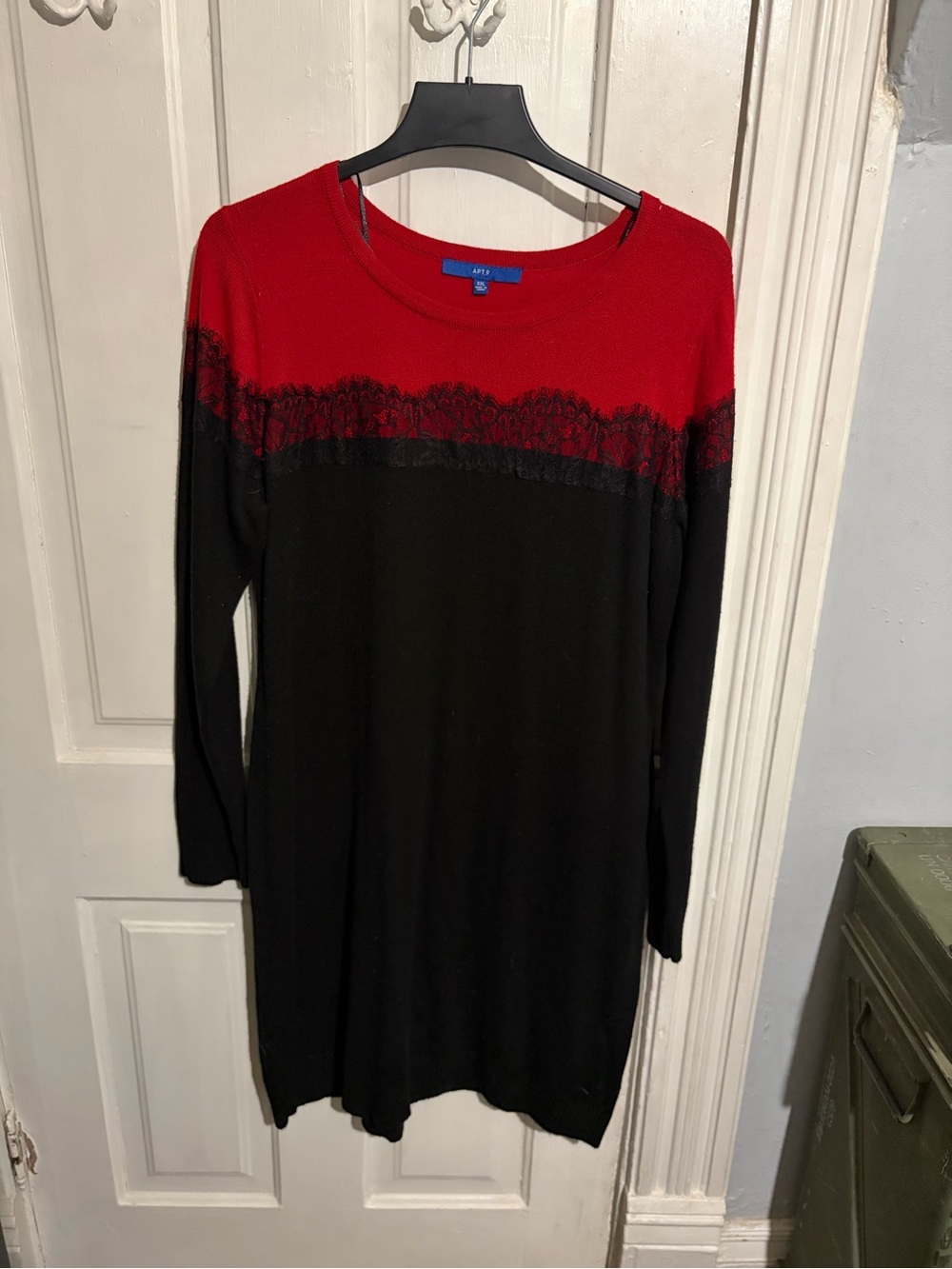 Apt 9 XXL Red and Black Dress
